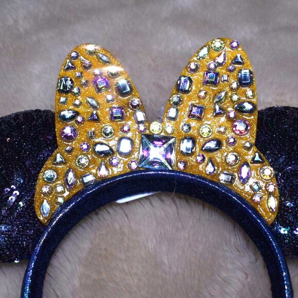 Disney Minnie Mouse Jeweled Mouse Ears 50th Anniversary Edition Head Band - Picture 3 of 8